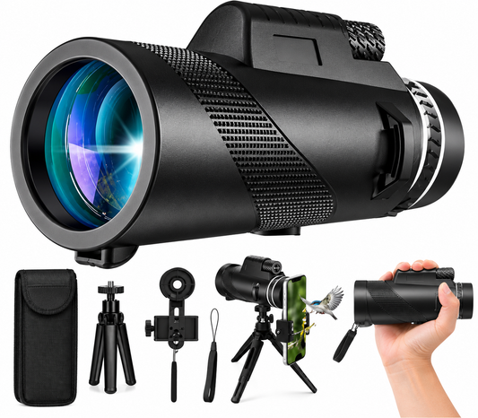 Telescopio Monocular de Alta Precisión – Visión Clara HD, Alcance Superior y Exploración Profesional 🔭✨